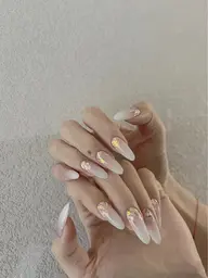 【HAND】星屑輝きラメ×カラグラ☆最高級の定額ネイル