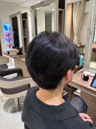 ✂︎カット&ダウンパーマ🪽【八回り、襟足の浮きや跳ねが気になる方オススメ】