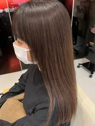 前髪ポイント縮毛矯正➕前髪カット💇🏻‍♀️