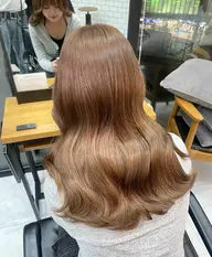 【🐰ྀི大流行中🐰ྀི】ブリーチなしダブルカラー➕補修トリートメント🌟+コテ巻き👸🏻