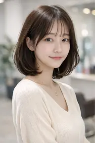 【11日限定】コテ巻き風パーマ🎀調節cut+システムトリートメント付き✨️(内巻きパーマ)