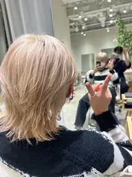 【髪質改善カラー🌟】髪質改善カラー ¥11000→¥8800カラー剤の中にトリートメントを入れてダメージを軽減!艶髪✨