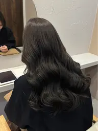 🎀平日限定🎀似合わせカット+赤みを消した透明感カラー🫒+質感向上トリートメント