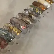 オフなし インク×ラメネイル🖊️💅