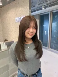 🎀透明感ワンカラー+うる艶トリートメント🎀(🖤超音波アイロンケアプロ付き🖤)