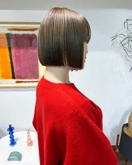 ボブカット+カラー+5step systemトリートメント