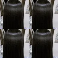 暗染め✝️黒染め🖤就活やバイト用に✨落とせる黒染め✨2stepTR&超音波アイロン付き💫髪質改善