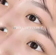 【湿気にも負けない最強まつ毛に✨️】ドールリフトカール🧸💗まつ毛パーマ（コーティング仕上げ付き）
