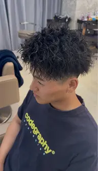 【U24限定！】メンズカット＋髪質改善パーマ＋aujuaトリートメント 13222→8000