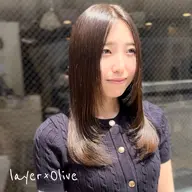 🌷【人気メニュー❣️】🍒ワンカラー➕似合わせレイヤーカット＋髪質改善Aujuaトリートメント🍒