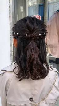 お出かけ前に♪ ルーズアレンジ🕊️🎀