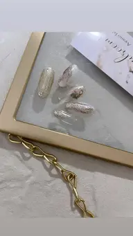 ラメグラデーションnail オフあり