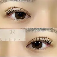 まつ毛パーマ上下