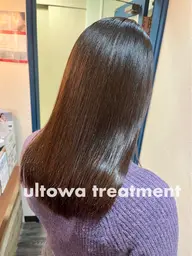 【人気No.3♥️】透明感抜群!ケアカラー+ULTOWAトリートメント🫶✨