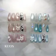 サンプルから選ぶアートBコース✨ワンホン、韓国ネイル、大人ニュアンス、マグネット【オフ込み】