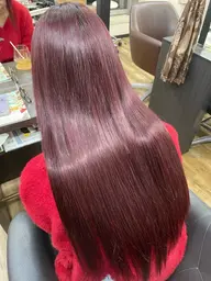 ブリーチなしダブルケアカラー➕髪質改善トリートメント