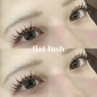 【学割】フラットラッシュ120本まで🌈束感仕上げ（オフ+¥1200）/LED変更可能+¥1200👌