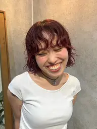 【ブリーチ有りor無しダブルカラー🪐】似合わせカット➕明るめ暖色カラー(ダブルカラー)➕Aujua treatment