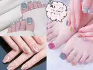 [ハンド➕フット]💅👠マグネット&キラキラ🤩フラッシュネイル通常価格￥10,960⇒ミニモ価格￥9,000