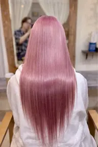 🎫3月限定クーポン🎫リタッチブリーチ➕オンカラー➕トリートメント※縮毛矯正履歴可能※