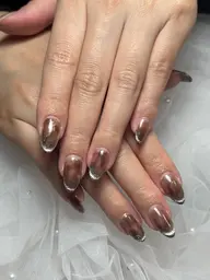 時短！お好きな色でマグフレンチニュアンス👼口コミ投稿でジェルオフ、ケア無料✨