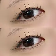 《上下エクステ》LEDフラットラッシュ100本+下まつげ30本✨¥9000