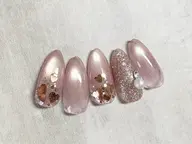 【研修ネイリスト】【定額デザイン】人気ワンホンネイル30種類4200