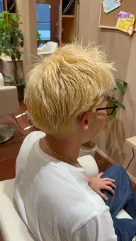 平日限定〖✨ブリーチカラー✨️〗(全体/インナー/イヤリング/リタッチ)