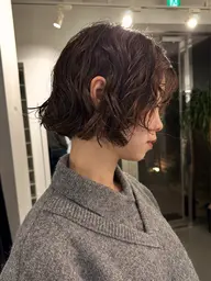カット+お悩み解決パーマ✨韓国パーマ/ニュアンスパーマ/ボブパーマ/ウルフパーマ/癖毛パーマ/ケアパーマ