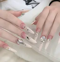 💛チップ長さだし10本+ カラーグラデーション/ベイビーブーマー(ベース色付き)オフ無し