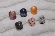 平日限定★フットバス付き【オフ有り★オフ無し】秋フットネイル