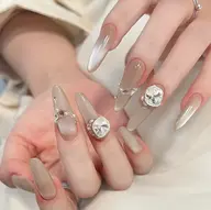 人気No.1 💖【長さだし】マグネット★パーツ2個込み💅ソフトジェルオフ無料