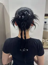 【🍀推し活・結婚式お呼ばれに大人気🍀】可愛くヘアアレンジ🫧🤍