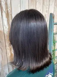 🫧NEWカラーでサラサラに🫧ワンカラー＆Aujua4stepトリートメント✨️