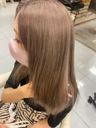 【ダメージレス🫣】ケアブリーチリタッチ×カラー×💐Aujuaトリートメント💐