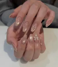 [150分以内]チップ長さ出しデザイン持ち込み➕パーツ付け2個