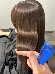 カット+クオライン縮毛矯正+BYKARTEトリートメント