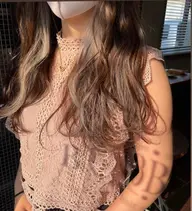 さりげないハイトーン☆インナーブリーチカラー