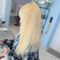 ［18レベル以上のハイトーンの方はこちらから］リタッチブリーチ+カラー＋4 step Aujua treatment☆