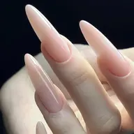 [ハンド]「オフなし」美フォルム★チップ長さだしワンカラー/ラメグラ【当日予約OK】