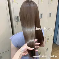 【パヤ毛/広がり対応】カット＋イルミナカラー+艶髪酸性ストレート髪質改善トリートメント