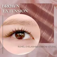 【新規】ブラウンカラーフラットラッシュエクステ🧸90分付け放題🧸🤍【パーソナルカラーエクステ】🤍