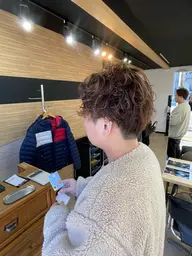 【メンズヘア☆フルコース】カット+パーマ+カラー+眉カット+TR　14300→11660