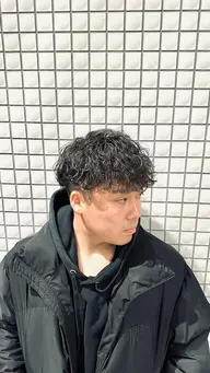 メンズカット+波巻きパーマ+トリートメント※スキンフェード可能です