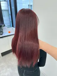 【🫧暖色限定カラー🫧】💕ブリーチなしWカラー➕炭酸スパ➕ヘアセット💕🐝少し明るくしたい方におすすめ🍯