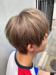 【人気No.1❣️】メンズカット・1ブリーチ・カラー（ロング料金なし）