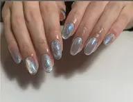 マグネットorオーロラorミラーネイル【オフあり⭕️】ベースカラー追加+¥1,500⚠️現金支払いのみ