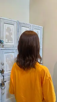 プレミアムカラー+マッサージシャンプー