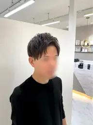 メンズカット+眉カット+アロマスパ付