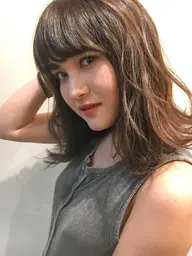 【平日限定メニュー】カット+高濃度炭酸ホイップスパシャンプー+極艶カラー+ダメージケアトリートメント♪